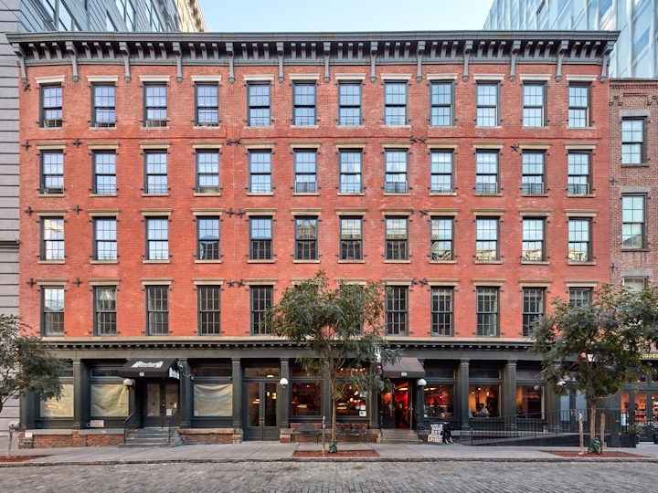 a large brick building