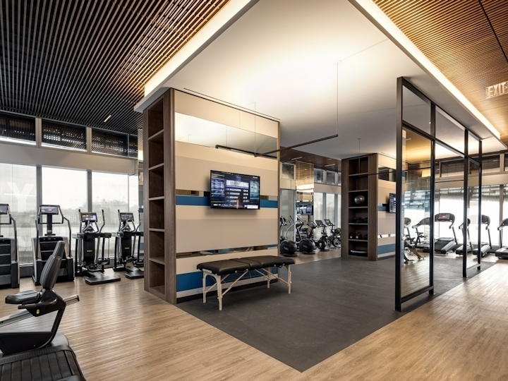 a room filled with furniture and a table