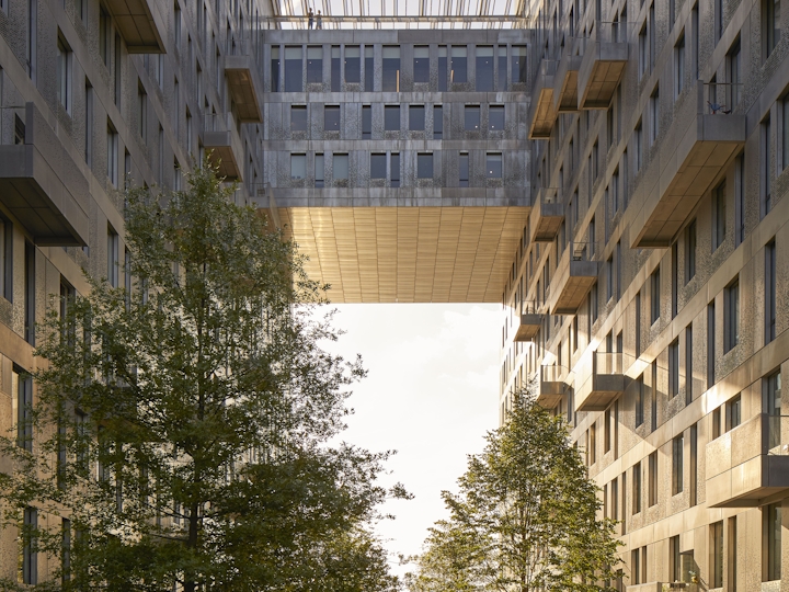 a view of a city street