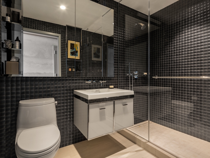 a public restroom