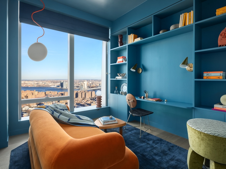 a view of a living room