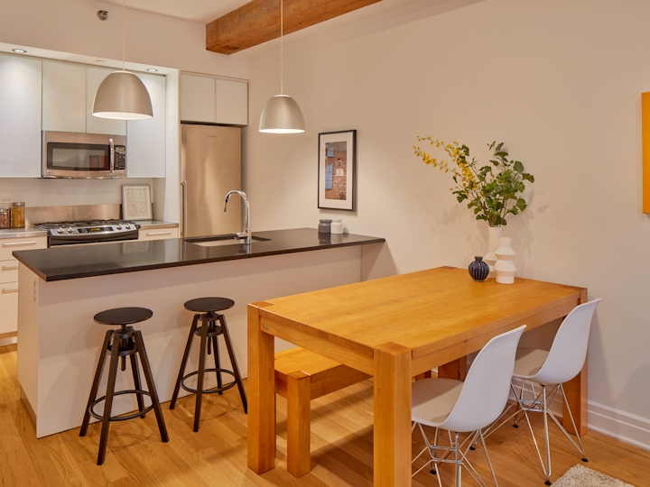 a dining room table