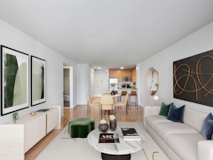 Thumbnail of Atlas New York: 39D a living room filled with furniture and a flat screen tv