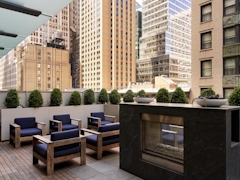 Thumbnail of Atlas New York: 39D a living area with a city in the background