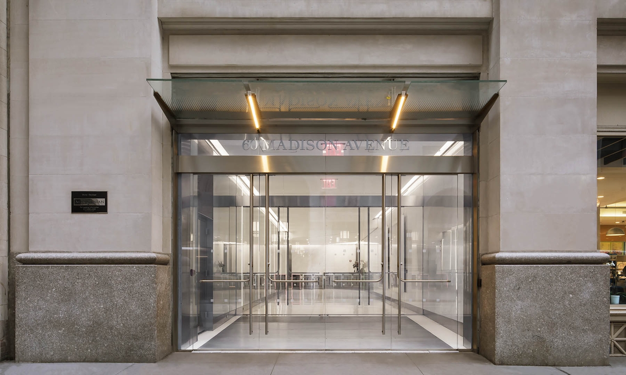 a door to a building