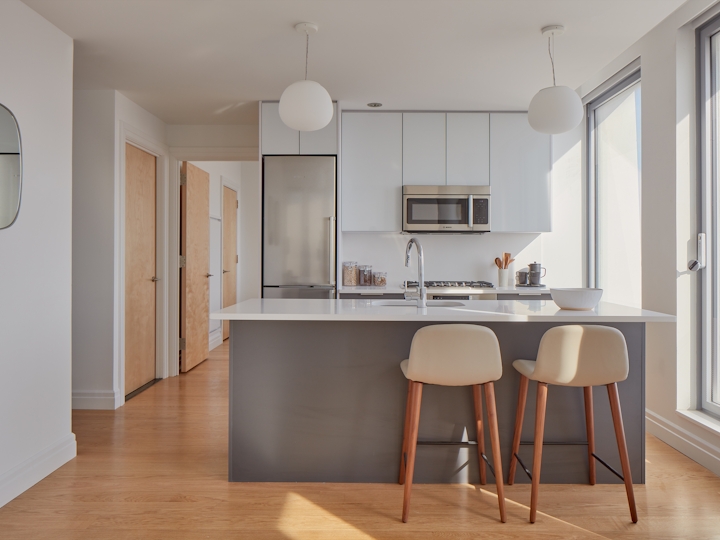 a room with a wooden floor