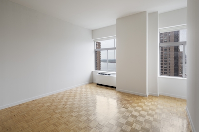 a large white room
