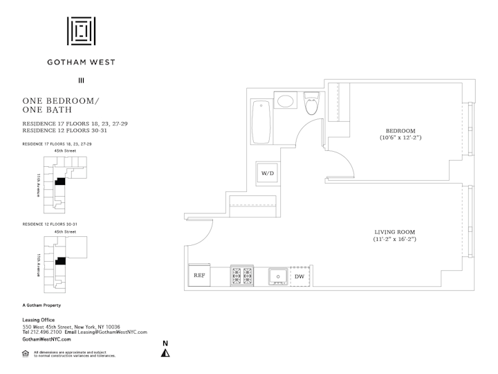 Gotham West #2717 Floorplan
