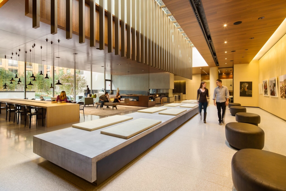 Gotham West: 2717 a long table in a room