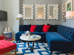 Thumbnail of Gotham West: 531 a large red chair in the living room