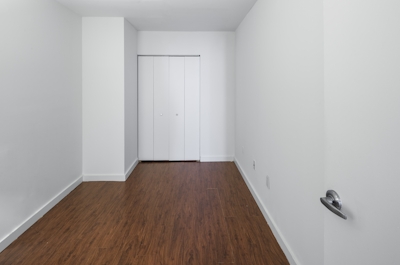 a close up of an empty room