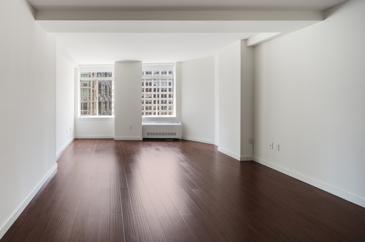 a view of an empty room