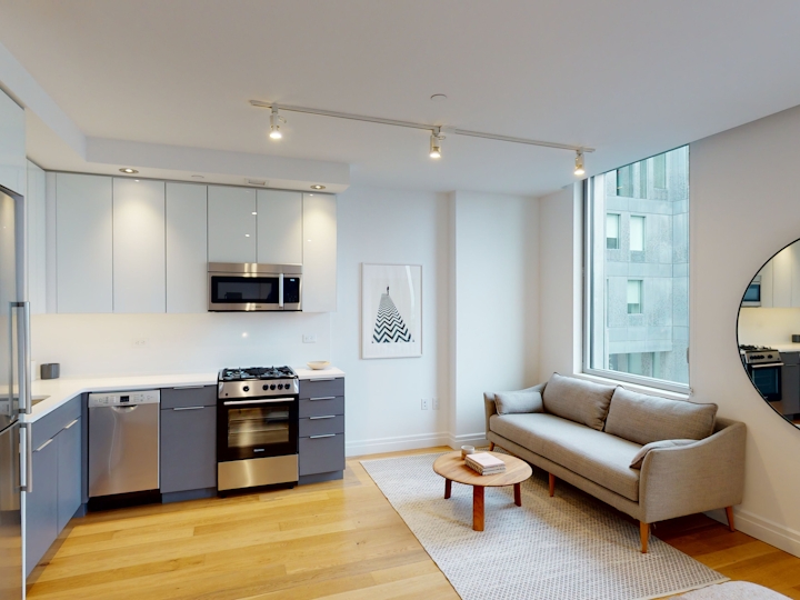 a view of a living room