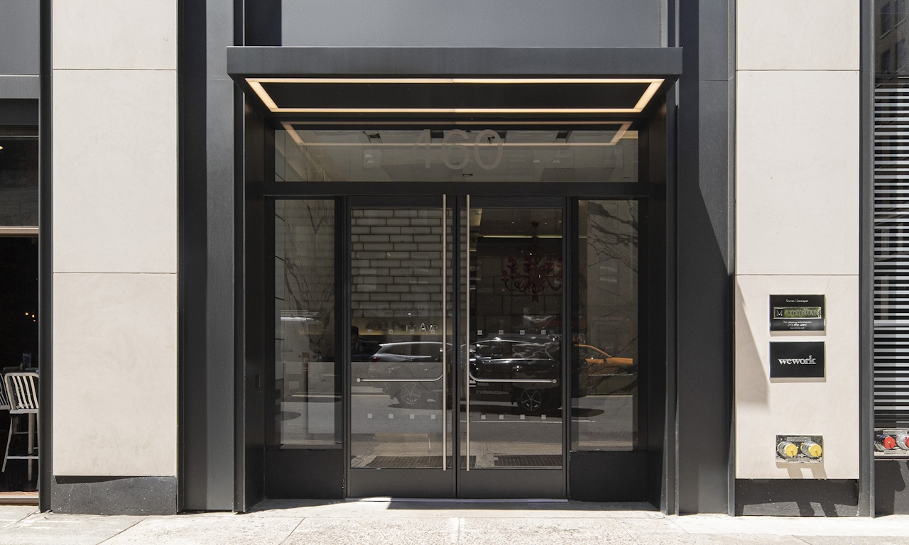 a store inside of a building