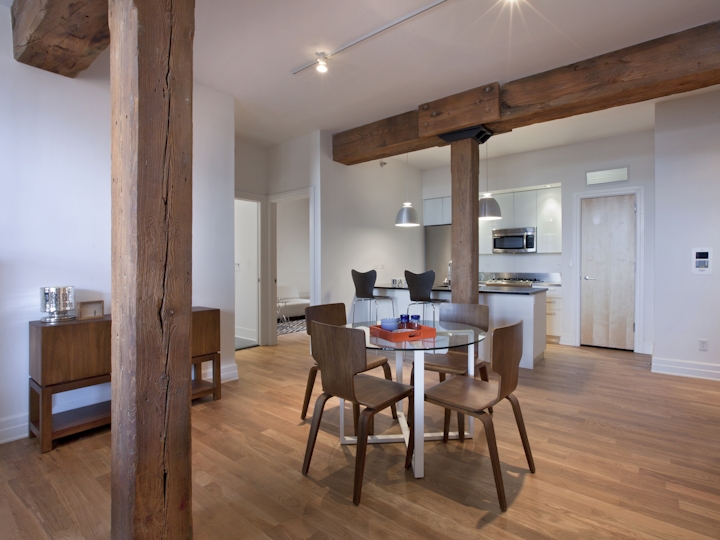 a dining room table