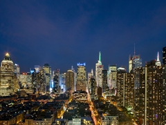 Thumbnail of Gotham West: 3009 a view of a city at night